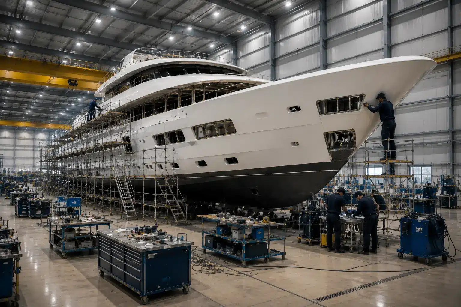 Luxury yacht builders